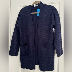 Cupshe Navy Textured Cardigan